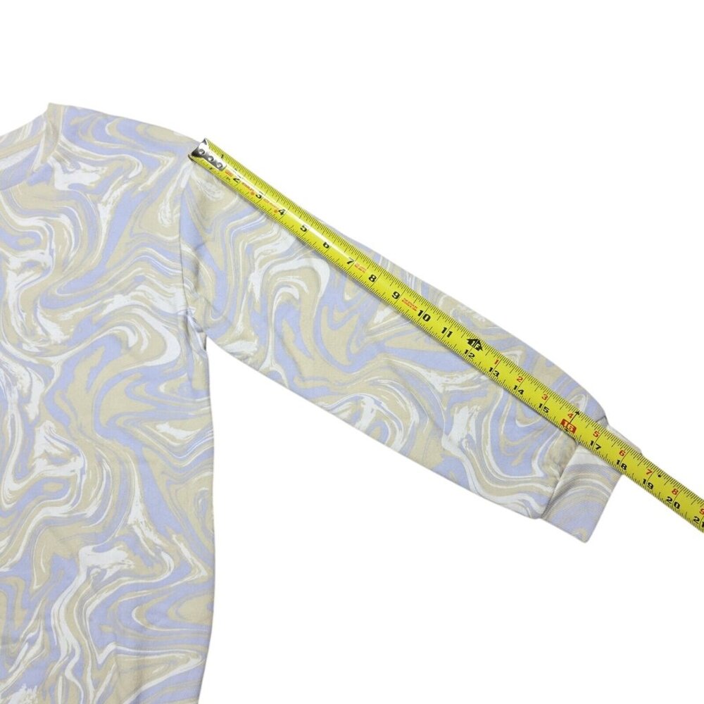 Art Class Sweater Girls Large 10 Blue Pullover Sweatshirt Geometric Long Sleeve - Picture 6 of 12